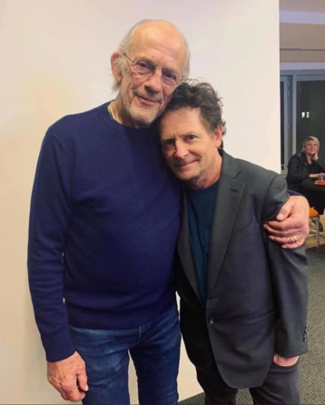 Christopher Loyd and Michael J. Fox early 2020.